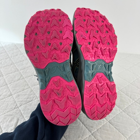 ASICS Gel Venture 9 Womens Wide Running Trail Shoes Deep Teal Pink Sz 9 - Picture 7 of 11